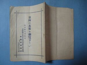 な1004日向の木炭を御覧下さい　　東亜勧業博覧会宮崎県日向木炭同業組合特設館　　昭和2年