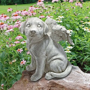 愛する友人 メモリアルペット 犬の天使 彫像 彫刻 置物/ Loving Friend Memorial Pet Dog （輸入品）