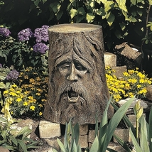 西洋彫刻 オーディン・グリーンマン 木の精霊 彫像/アウトドア サイドテーブル アクセント 樹木カフェ（輸入品_画像3