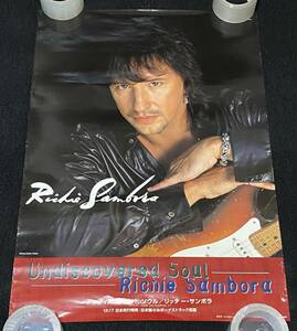 6851/ リッチー・サンボラ ポスター / Undiscovered Soul 発売告知 / B2サイズ Richie Sambora