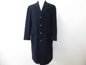 e53*D'URBAN Chesterfield coat * black color Durban wool Chesterfield coat wool 80% nylon 20%.. I clothes . suit. on also 3H