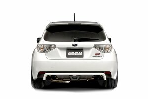 ダムド インプレッサ WRX STI CBA-GRB A B型 リアバンパーエクステンション カーボン クリア塗装 DAMD