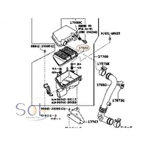 ダイハツ ハイゼットカーゴ(S200V S210V S320V S330V S321V S330V S200W S210W) エアフィルター 17801-97205 17801-97203 17801-87221_画像2