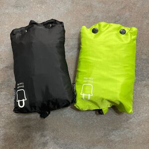美品 ☆最終お値下げ☆ ポケッタブルトートバック 2個セット エコバッグとしても。