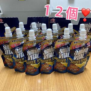 アミノバイタル ゼリードリンク スーパースポーツ アップル味 100g×12個セット