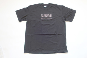 (L)Supreme Anno Domini TeeシュプリームアノドミニＴシャツBlack黒