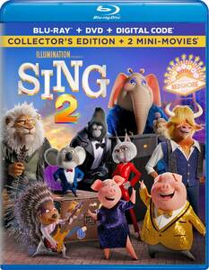 ☆新品・迅速発送☆Sing 2 Collector's Edition + Mini Movies Blu-ray シング2 欧米版 並行輸入品