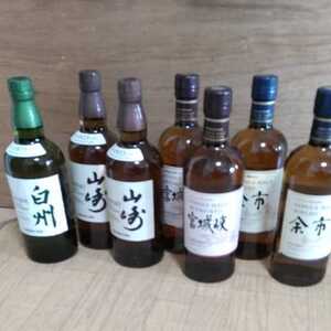 ウイスキー セット 山崎2本 白州1本 宮城峡2本 余市2本 700ml