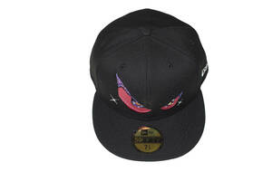 SUPREME EYES NEW ERA BLACK SIZE 7 5/8