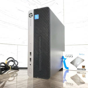 【訳有り品 / 第6世代 Celeron +高速SSD】 HP ProDesk 400 G4 Celeron G3900 2コア/2スレッド メモリ:4GB(DDR4) 新品SSD:128GB Win10 #638