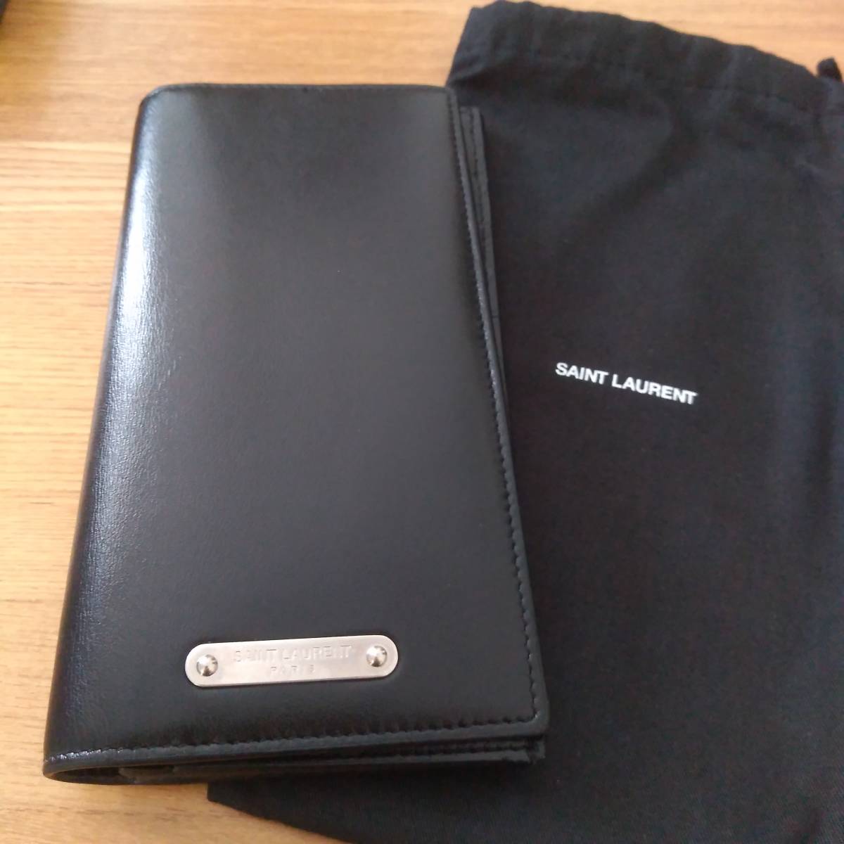 ☆美品 プラダ PRADA サフィアーノレザー 2つ折り 長財布 黒
