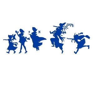 シール カーステッカー 霧雨 魔理沙 車 楽器 壁 東方project 行進 デカール バイク 楽器 パソコン ウォールステッカー