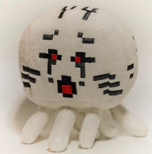 ぬいぐるみ マインクラフト ガスト 火の玉 マイクラ クリーパー 20cm白烏賊赤