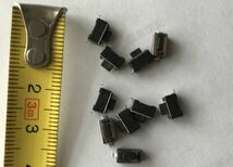 タクト・スイッチ 黒色 3x6x5mm 10個セット 2本足 SMD タイプ_画像1