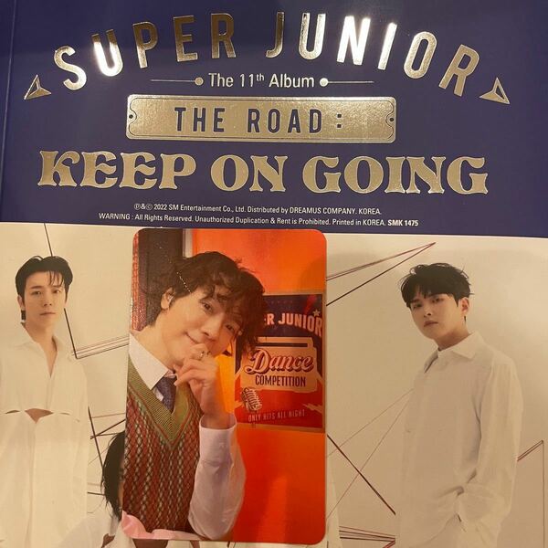 ドンヘ　トレカ1枚＋CD super junior mango