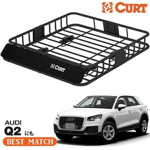 【CURT 正規品】ルーフラック ルーフバスケット ルーフキャリア 18115 105cm×94cm×14cm AUDI アウディ Q2 GAに！ ベースキャリアに取付