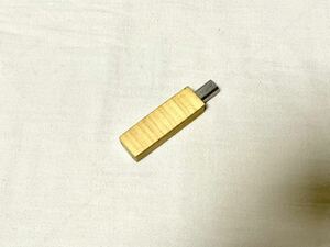 USBノイズフィルター　type-B 木製とオーディオ用部品を採用