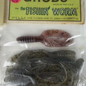 管理番号あ 未開封 GRUBS the FISHIN WORM ワーム アメリカ アメリカン ザ フィッシンワーム グラブ フィッシングワーム ダイワ Daiwaの画像8