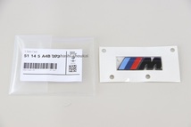 ◎BMW純正 サイドフェンダー用 Mエンブレム (ブラック) 1個 4シリーズ G23 G22 G26 G82 420i・M440i xDrive・M4その他 F32 F33 F36にも_画像1