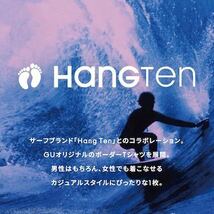 処分sale!新品タグ付☆ GU ジーユー× Hang Ten ハンテン☆ ボーダービッグT 5分袖_画像2