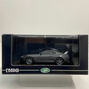 EBBRO 1/43 TOYOTA Supra RZ Gun Gray エブロ トヨタ スープラ JZA80 ガングレー 国産 旧車 名車 ミニカー モデルカー