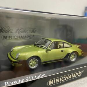 MINICHAMPS 1/43 PORSCHE 911 turbo PMA ミニチャンプス ポルシェ ターボ 1977年 930型 空冷 名車 ミニカー モデルカー