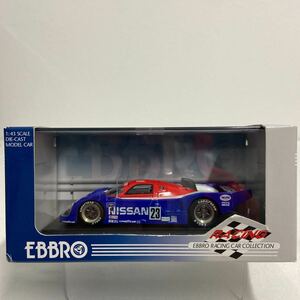 EBBRO 1/43 NISSAN R91CP 1992 year #23 Daytona 24 hour race Winner EBBRO Nissan star . one . length . see .. Daytona victory car minicar model car 