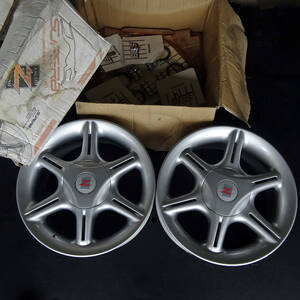 243番281番　2枚　当時物新品未使用 　ZAGATO MILANO byBBS　ザガート ミラノ BBS 16×7.5H2 E　ホイールアルミ旧車カロッツェリア