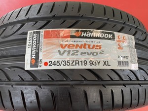 ！！新古品タイヤ値下げ！！　 245/35R19 93Y XL　ハンコック ventus V12 evo2　K120 1本のみ　未使用2019年製