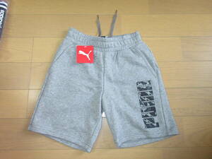 PUMA Junior short pants 150. gray new goods * settlement of accounts sale *