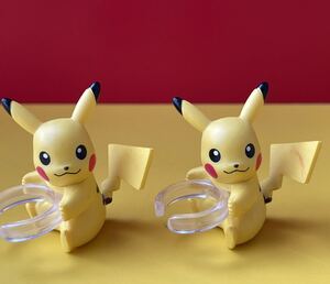 タカラトミーアーツ ガチャ りんぎゅっ ポケットモンスター ポケモン リングタイプ フィギュアシリーズ 2個セット ピカチュウ