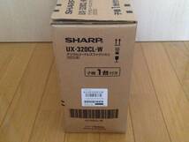 ①【未使用品】SHARP シャープ UX-320CL-W　デジタルコードレスファクシミリ　ホワイト系　子機 1台付き_画像4