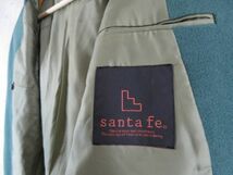 2121m91◆良品です◆カシミヤ混◆Santa Feサンタフェ フランネルウール シングルジャケット 36/日本製/ブレザー/トラッド/ブルゾン/ゴルフ_画像7