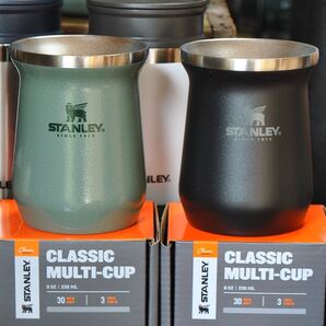 スタンレーSTANLEYクラシック真空タンブラー0.23L【グリーン&マットブラック2点セット】正規品 アウトドア キャンプ