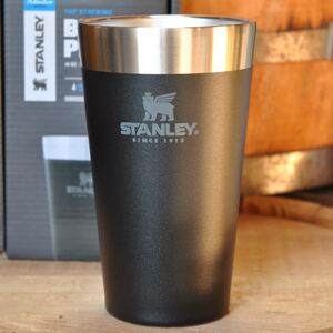 スタンレーSTANLEYスタッキング真空パイント0.47Lブラック 正規品 真空断熱タンブラー アウトドア キャンプ BBQ