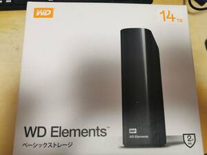 ★美品 14TB HDD 外付け 大容量 【WD】 ハードディスク USB3.0 WDBBKG0140HBK-JESN ★送料無料 