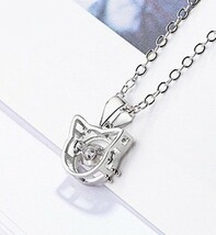 【新品未使用】可愛い猫ちゃんダイヤモンドネックレス☆☆プレゼント・贈り物☆☆《0.3ct》&刻印有&※プラチナ仕上※_画像3