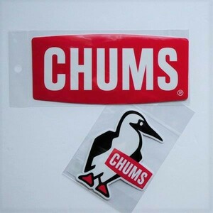 CHUMS ステッカー CH62-1071 CH62-1622 新品 防水素材 ＜ 2枚セット ＞