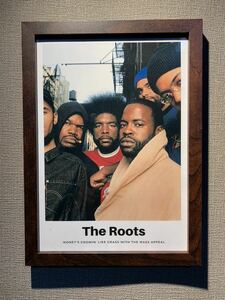 THE ROOTS ルーツ ① hiphop rap B5 ポスター 額付 90s