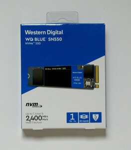 送料込 未使用 ウェスタンデジタル M.2 SSD 1TB (Type2280 NVMe WDS100T2B0C WD Blue SN550 Western Digital)
