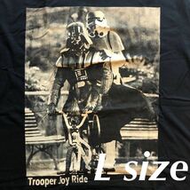 新品未使用 STARWARS ストームトゥルーパー JOY RIDE Tシャツ ブラック サイズL_画像1