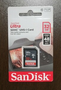 SanDisk サンディスク ULTRA SDHCカード UHS-1 32GB