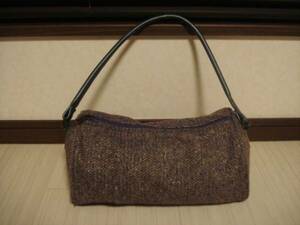 # casselinikyase Lee ni five avenue lame entering tsi-do handbag tote bag small size purple purple series second bag also *