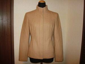 ■ Комбинация красоты Kumikyoku Kumikyo Beige Color Zip up застежка -хэмп