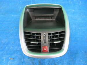 Σ4G 2010 year Peugeot 207 ABA-A7C5FW center air conditioner blow exit panel multi monitor 