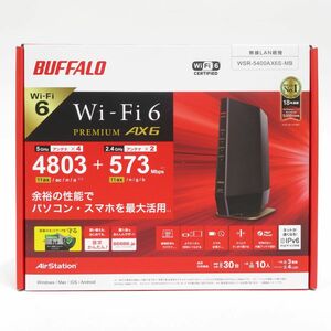 099 【未開封】BUFFALO バッファロー 無線LANルーター 親機 WSR-5400AX6S-MB マットブラック