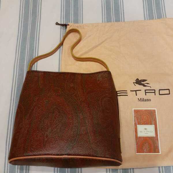 ETRO ハンドバッグ 横幅約23.5cm 縦約22.5cm(ハンドル含めず) まち約12.5cm