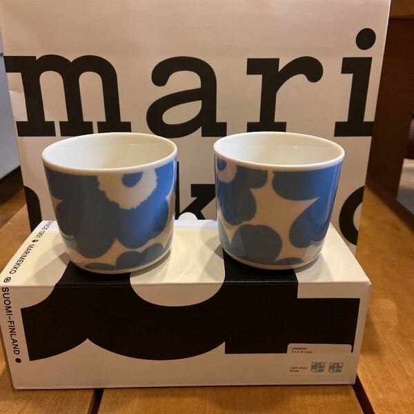 マリメッコ marimekko ウニッコ マグ ラテ マグカップ　新品　お祝い