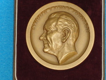 ◆アメリカ第36代大統領リンドン・ジョンソン就任記念銅メダル ◆_画像1