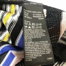 KAREN MILLEN カレンミレン ワンピース ノースリーブ ボーダー ニット 伸縮性あり_画像8